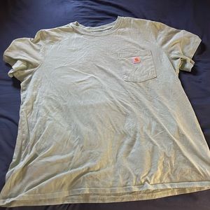 Womens xxl Carhartt mint green shirt